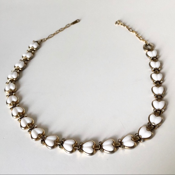 Vintage Jewelry - Vintage | Poured Milk-glass Necklace